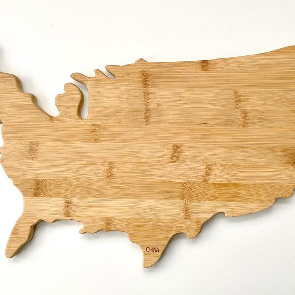 USA Bamboo Cutting Charcuterie Board Set w Cheese Knife Tool Gift Set Brand New - Picture 3 of 12